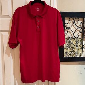 Tour Champions Classic Red Polo Golf Shirt for Men